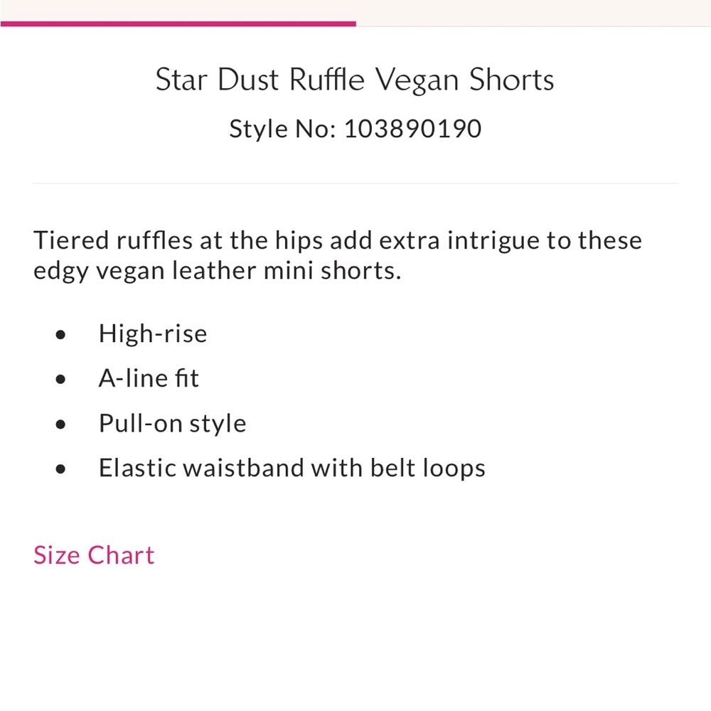Free People Stardust Vegan Ruffle Shorts. - Picture 4 of 4